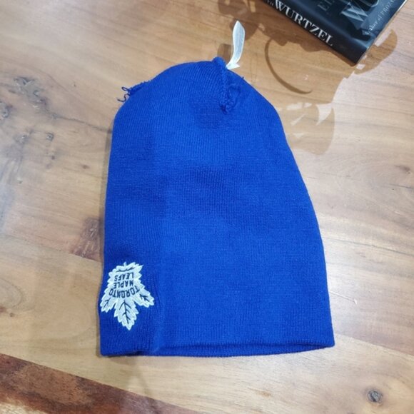 Toronto Maple Leafs Terrain Knit Solid Royal Cuff Knit Beanie Hat - Picture 6 of 9